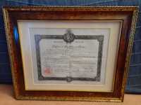 Diploma licenta drept  Franta 1911