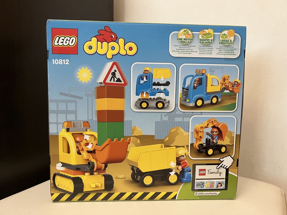 Lego DUPLO - 10812 camion și excavator pe senile nou sigilat