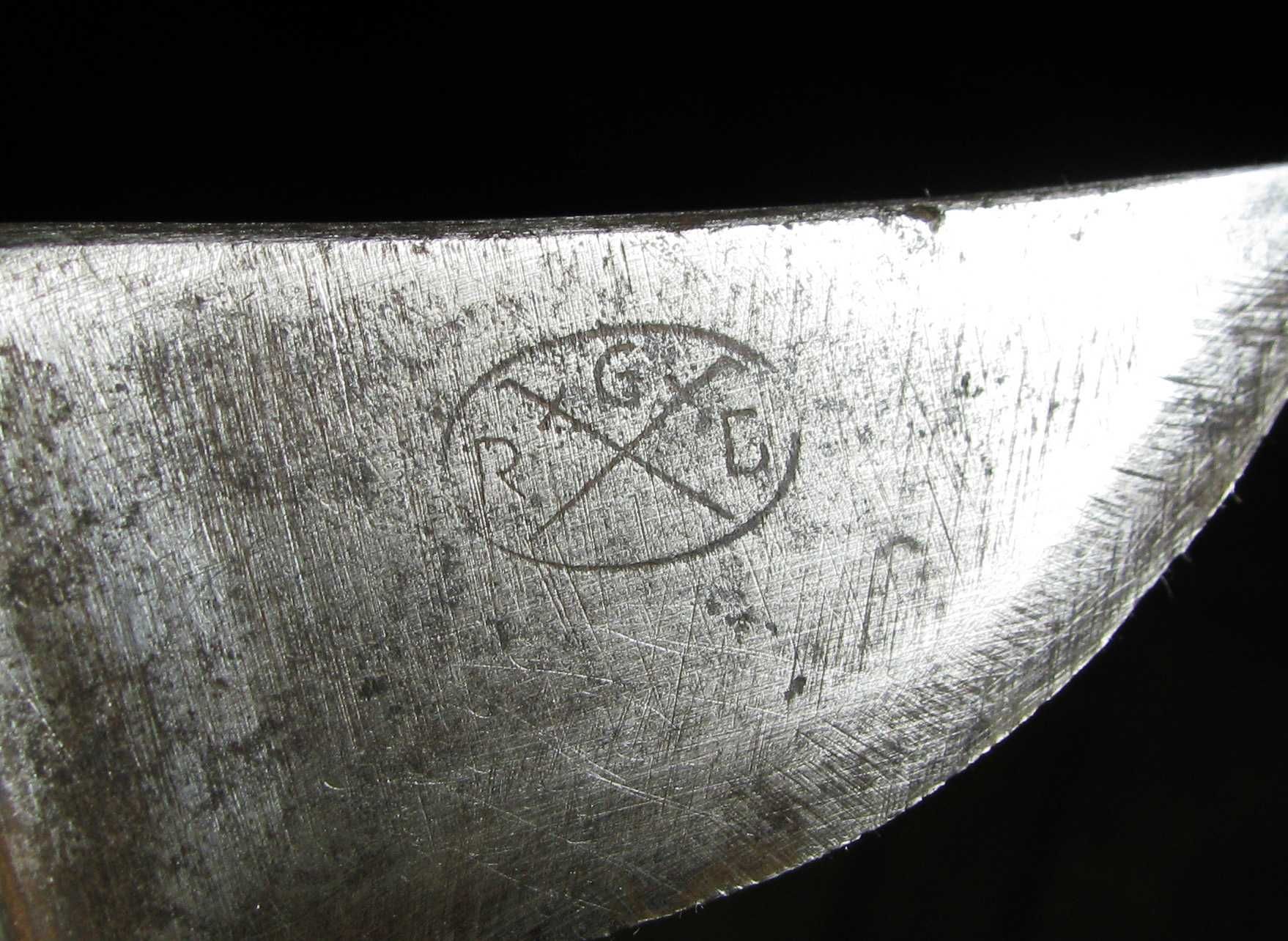 Стара лозарска градинарска ножица 23 см стоманена маркир. запазена