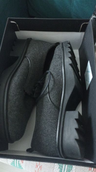 Полуботинки серые, войлочные,б/у , состояние отличное, размер 40, женс