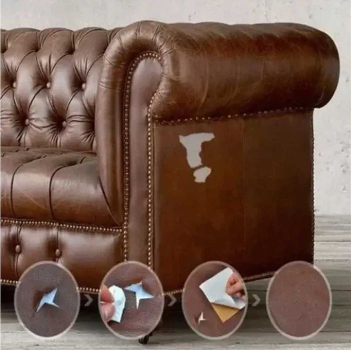 Самозалепваща еко кожа за поправка на кожени изделия LeatherPatch