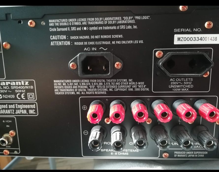 Receiver Marantz SR5400 cu telecomanda