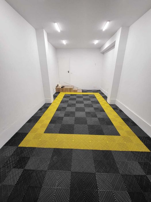 Pardoseala Modulara Smart Floor Detailing Lumini Hexagon Garaj Service
