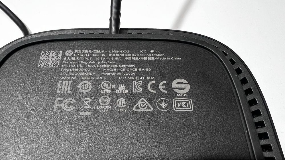 Докинг станция HP USB-C Dock G5