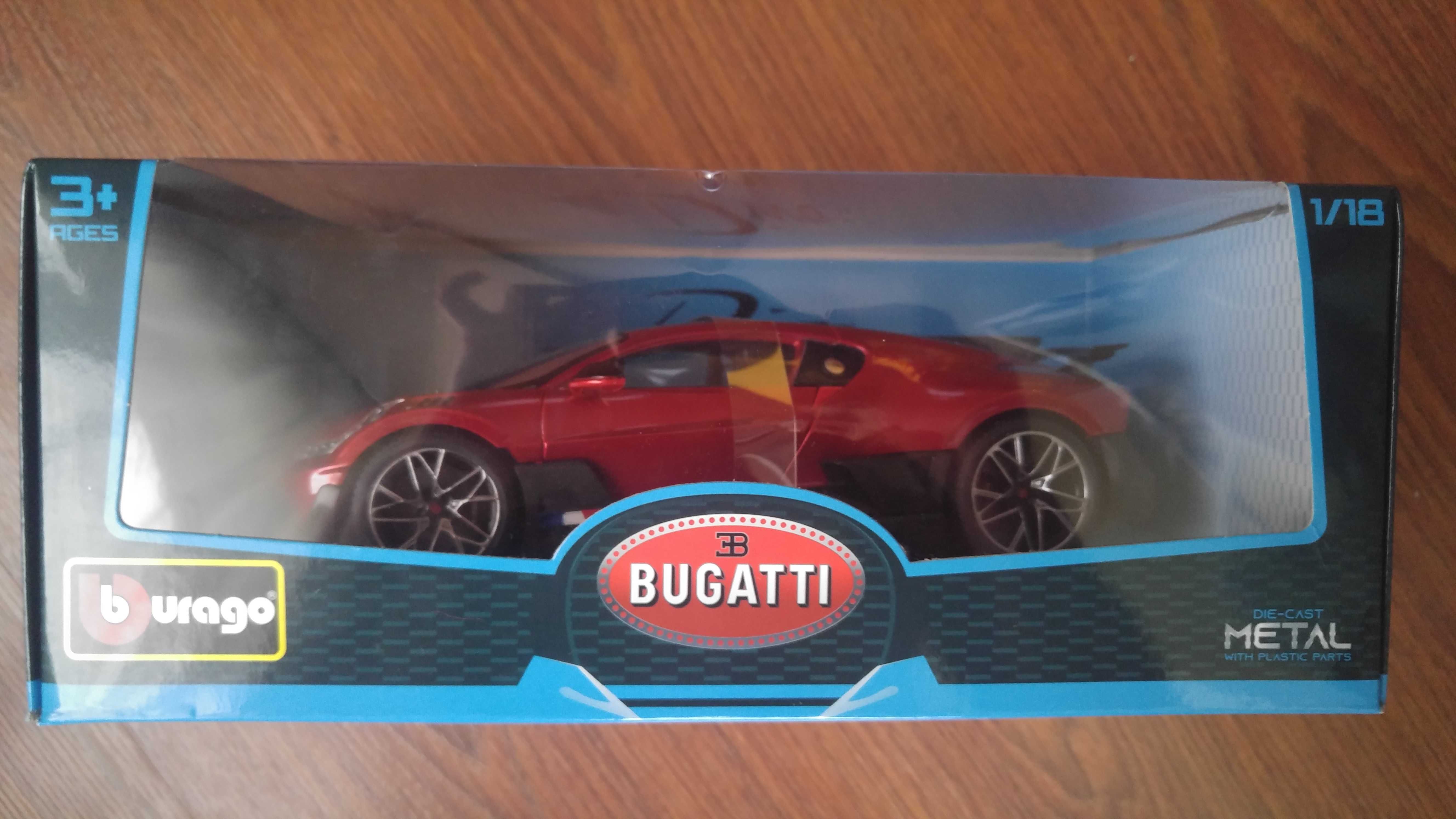 Bburago - модел на кола 1:18 - Bugatti Chiron Sport