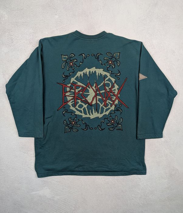 FOARTE RAR Bluza tip baseball Bronxx Streetwear vintage Y2K mărimea XL