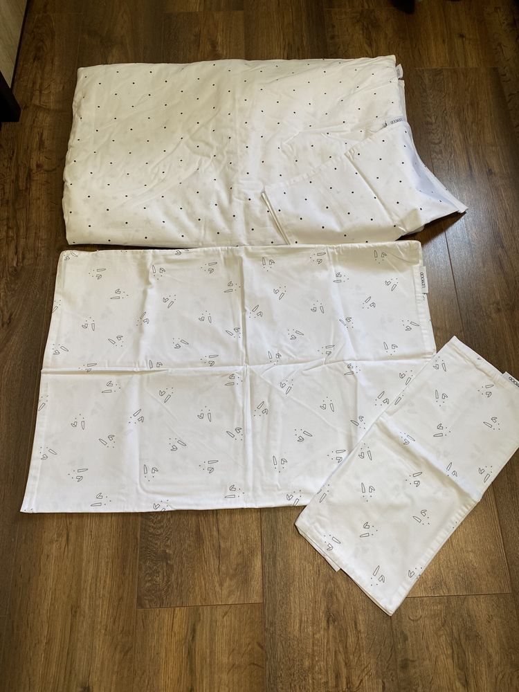 Lenjerie de pat bebe din bumbac organic , marca Liewood