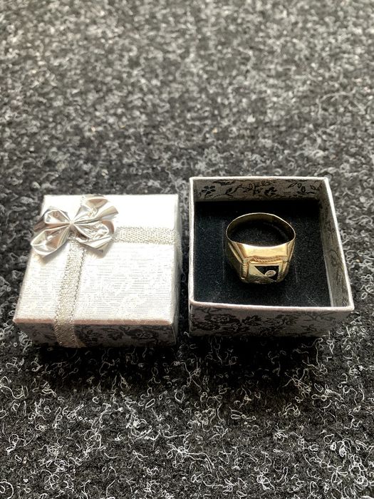 Inel, Ghiul din Aur 14 k cu Diamant