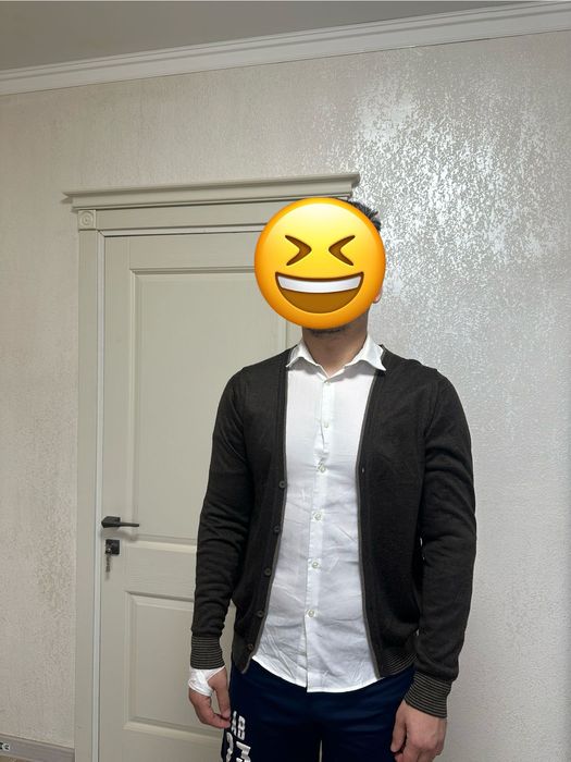 Кофта коричневая классическая L