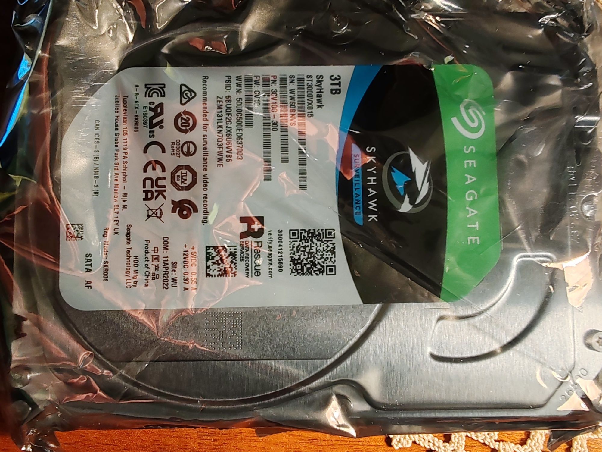 Hard disk HDD Seagate skyhawk 3TB și 4 TB sigilat