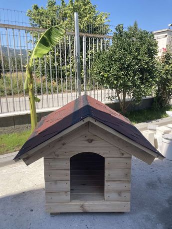 Къща за куче, дървена къща за куче