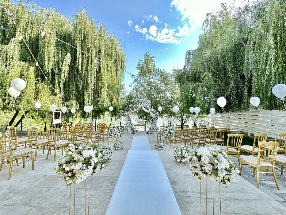 Inchiere decor si aranjamente florale artificiale nunta/botez/cununie