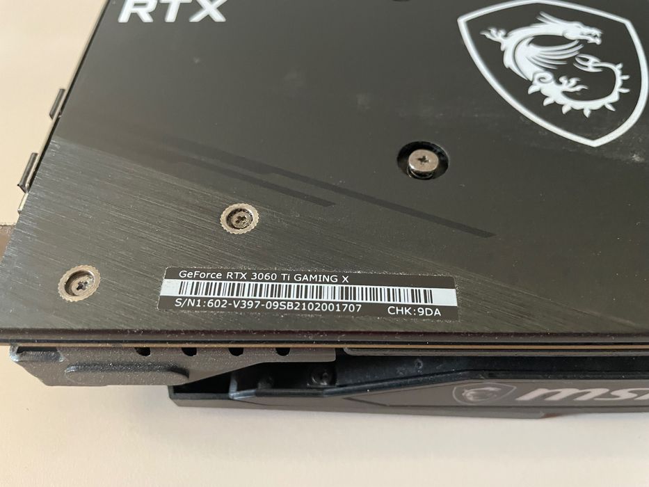 Placa video MSI GeForce RTX3060 Ti