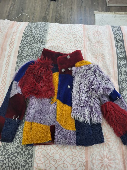 Дублёнка женская,  натуральной мех. Производство Турция.  В отличном