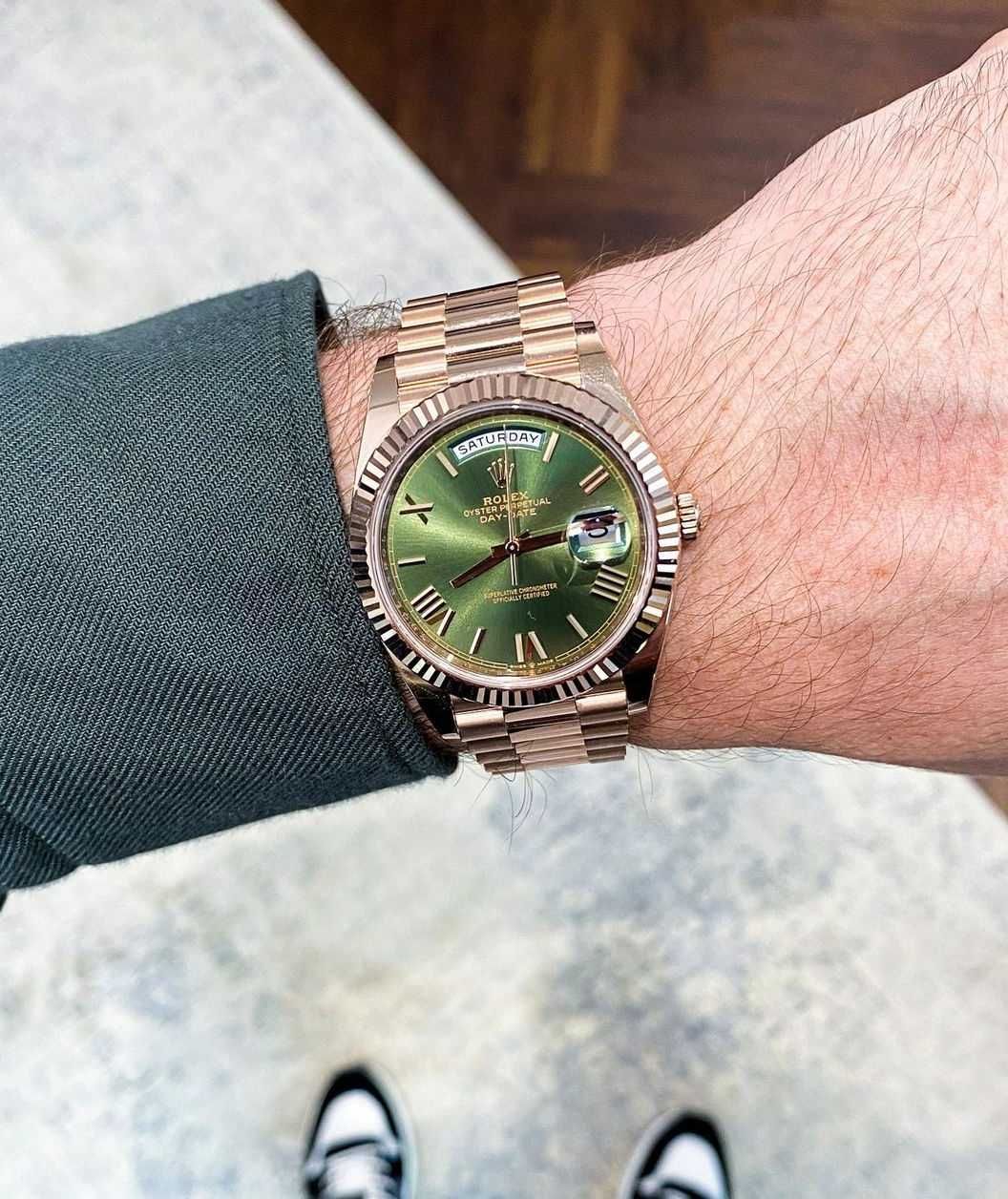 Часовници rolex day-date 40mm розово злато розово злато