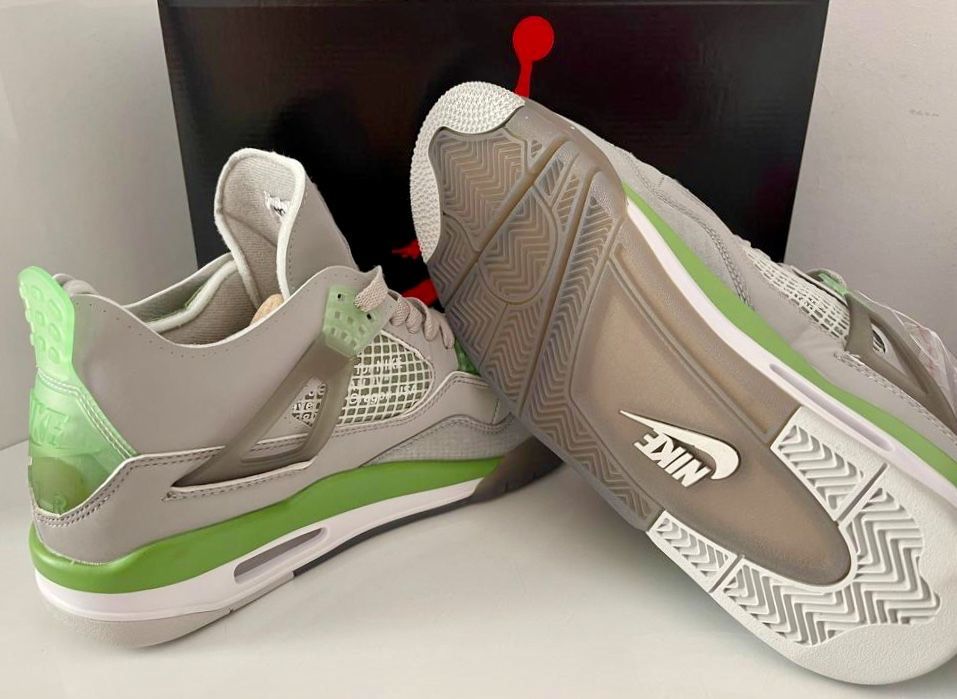 Jordan 4 x Off White Green Bean