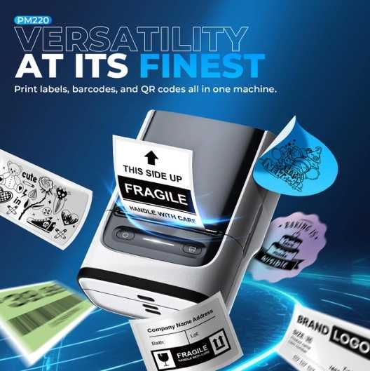 Imprimantă etichete autoadezive Nelko PM220, iOS și Android, 5 cm