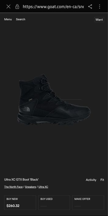 Водоустойчиви Мъжки Туристически Обувки The North Face