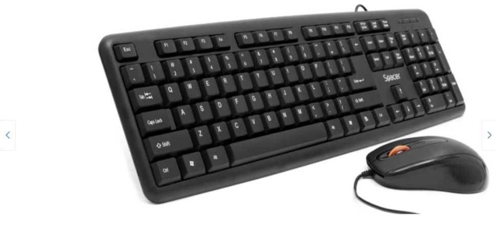 Vand Kit tastatura si mouse USB Spacer SPDS-S6201
