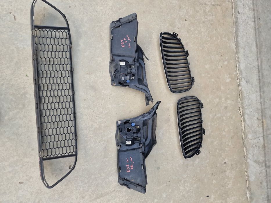 Grile grila nari proiector proiectoare bara m pachet bmw e92 e93 lci