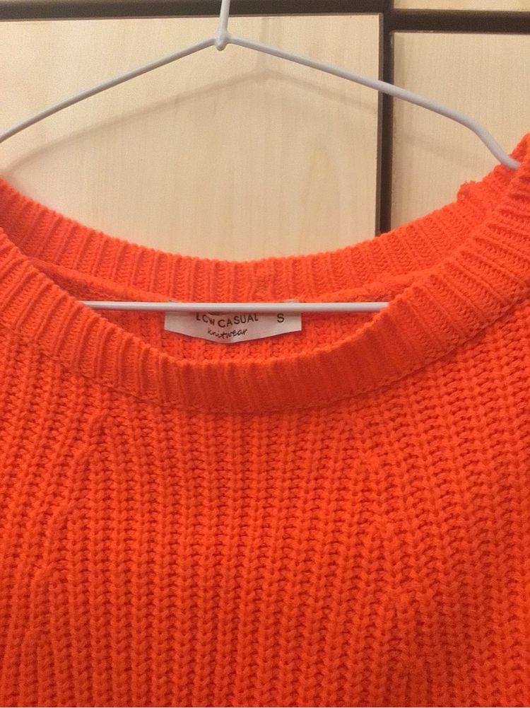 Pulover Knitwear,orange,nou nout,Femei,S,LC WAIKIKI