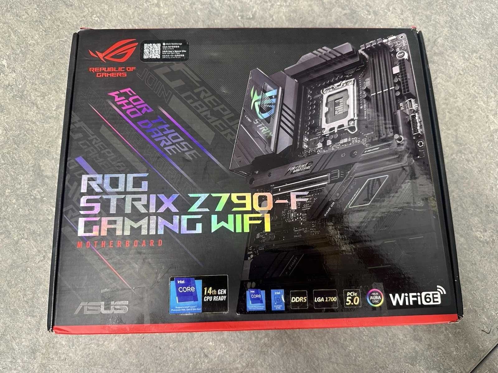 Дънна платка ASUS ROG Strix Z790-F Gaming WiFi 6E LGA 1700
