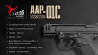 Pistol GBB AAP01 C Assassin short Black