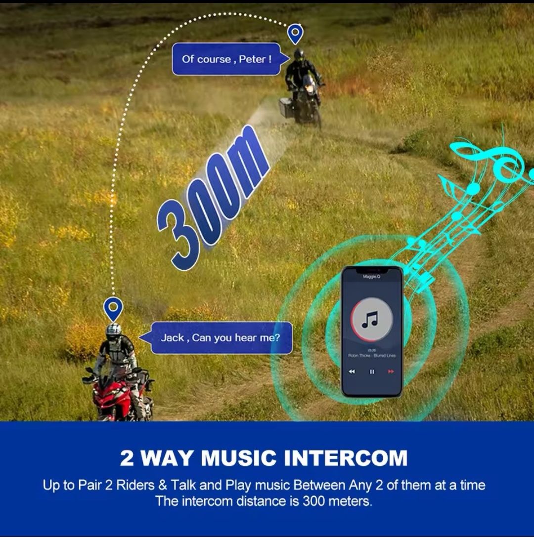 Sistem Intercom Moto