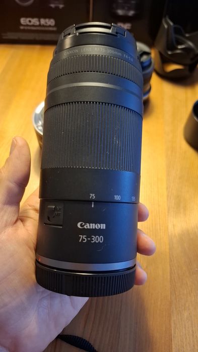 Canon R50 Mirrorless- APS - C с три обектива