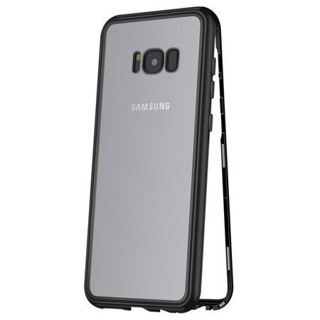 Husa Samsung Galaxy S8 Magnetica 360 grade Black + folie protectie