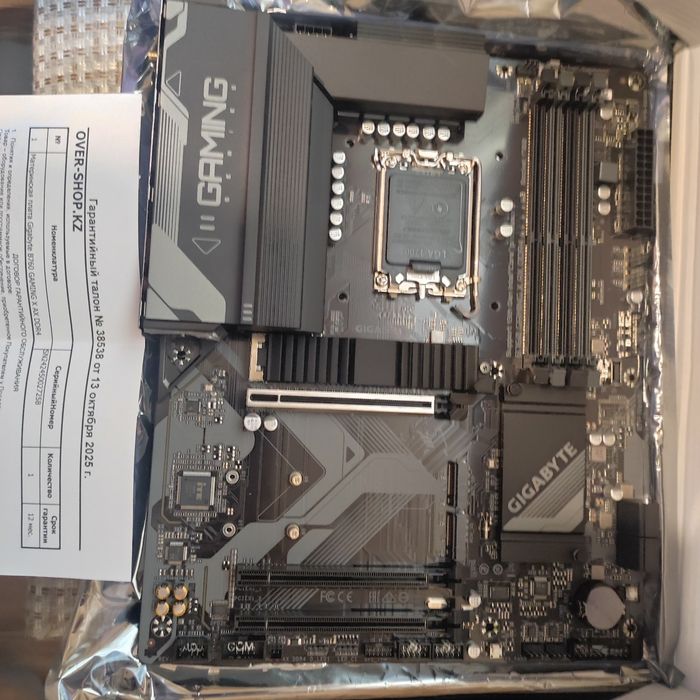 Продаю материнскую плату, Gigabyte B760 Gaming X AX DDR4