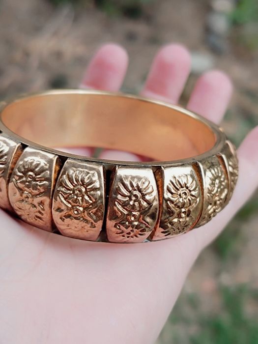 Veche bratara fixa din alama