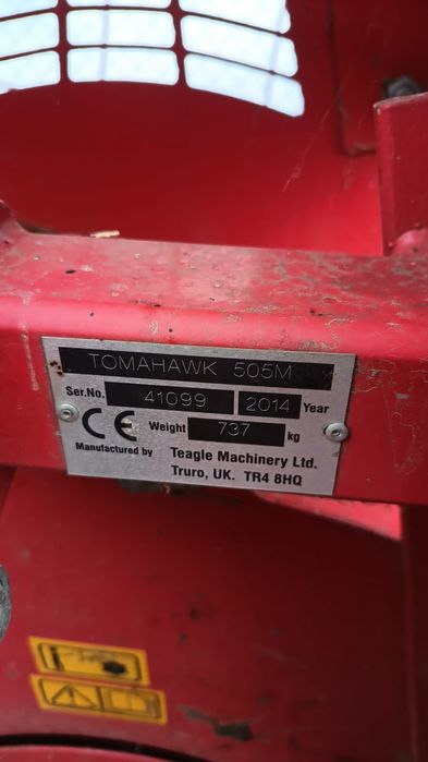 Tocătoare tomahawk baloți rotunzi