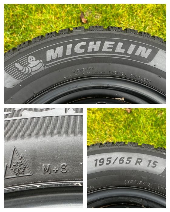 Roți tablă cu Cauciucuri iarnă 195/65/R15 M+S