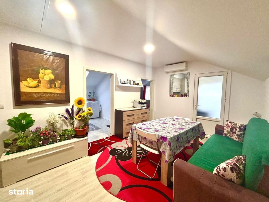 Apartament 3 camere, mobilat - 800e/ mp -Sanmihaiu Roman Comision 0%