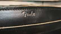 Curea chitara Fender Super Deluxe Vintage Black piele + straplock