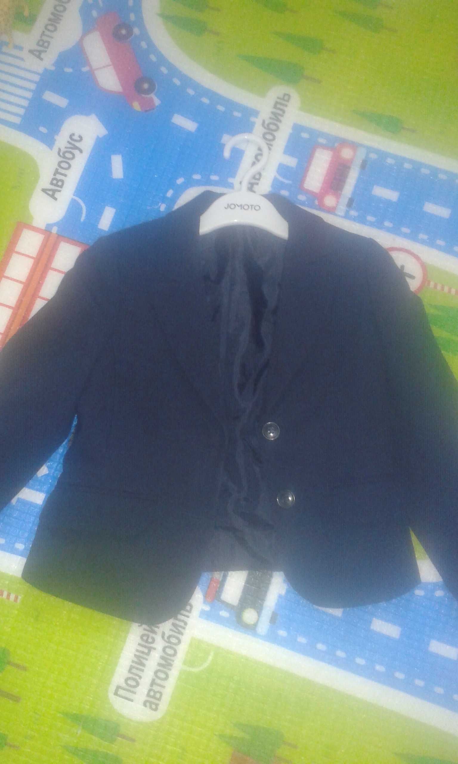 Glasman пиджак шерсть школьный для девочки 122 см