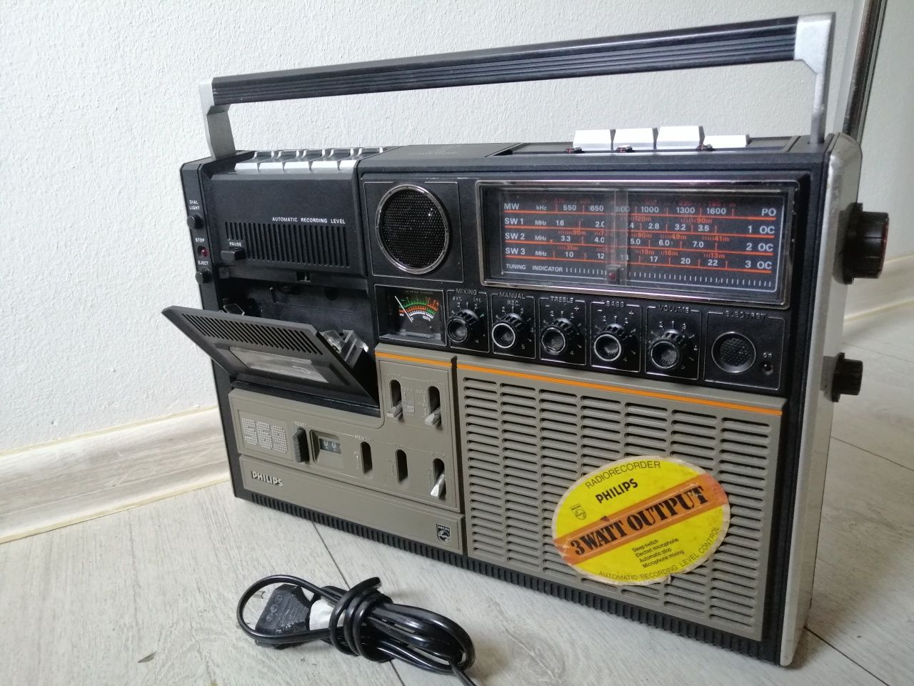 Radio casetofon vintage philips