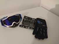 Set accesorii off road-atv-enduro:Cagula+Ochelari+Manusi