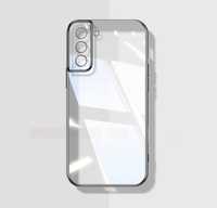 Husa Samsung S22/S23 PLUS Ultra Silicon X Case Luxury Silver Neagra