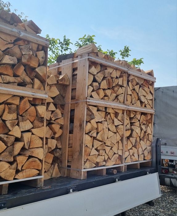 Lemne de foc taiate sparte fag paletizate esenta tare