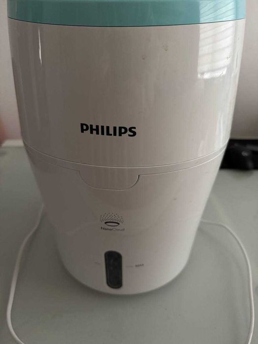 Umidificator PHILIPS HU4801-01, 2l, Tehnologie NanoCloud, alb-verde