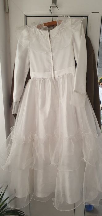 Rochie alba fulg de nea 7 ani