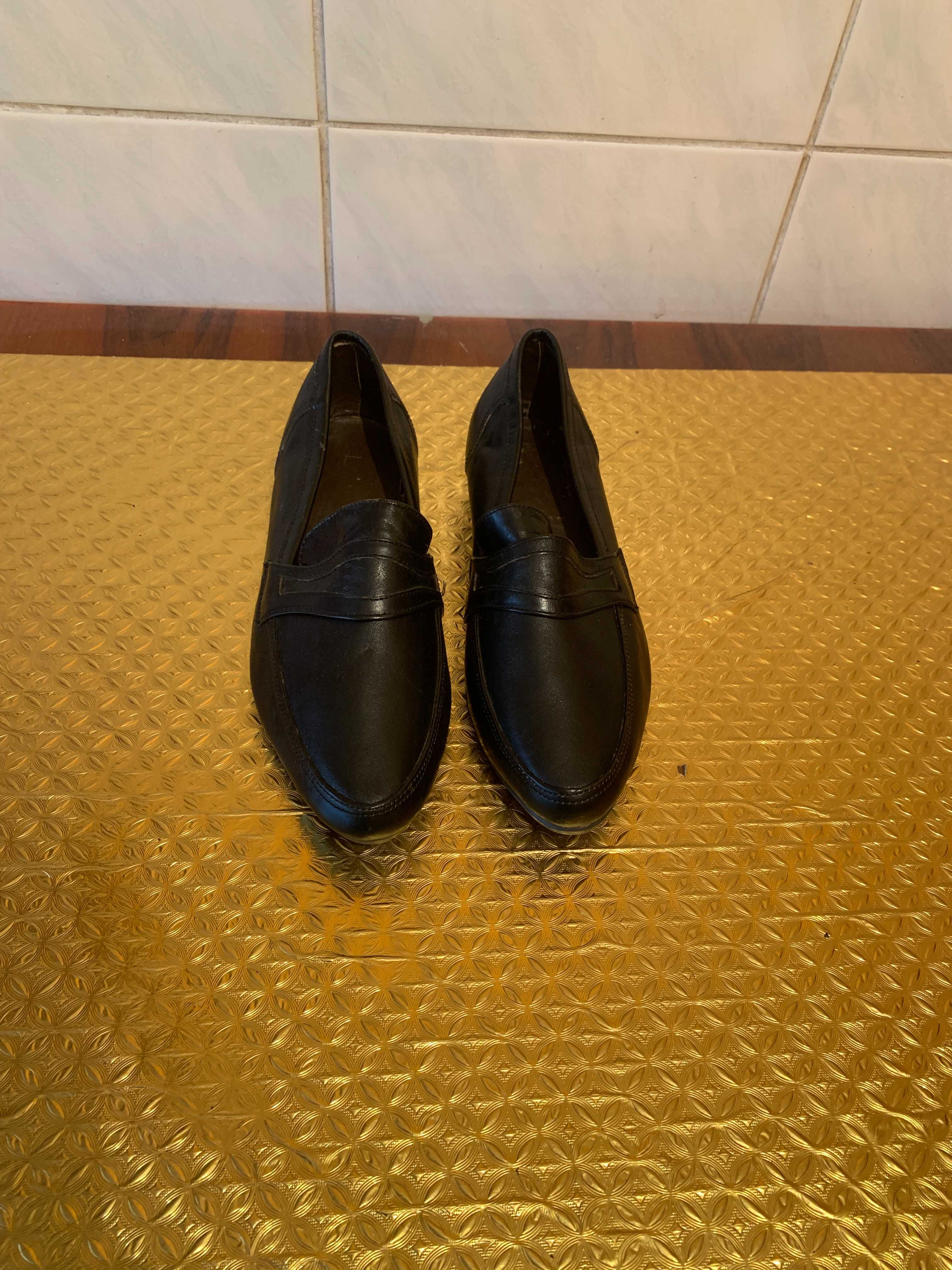 Продам туфли мужские из натуральной кожи чер. цвета (сделано в Турции)