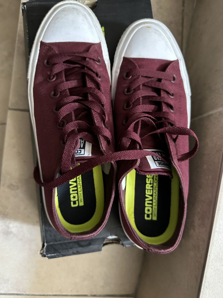 Converse Chuck Taylor II, ca noi, mărime 40, burgundy