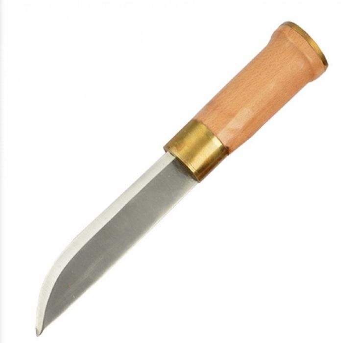 Нож с кожена кания