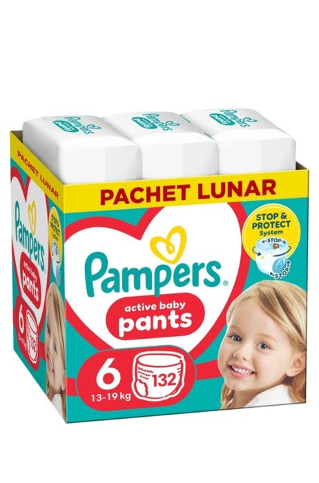 Vând Pampers premium sau pants 360° mărimea 2,3,4,5 și 6