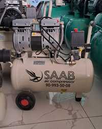 Безшумный компрессор 24 литр SAAB kompressor