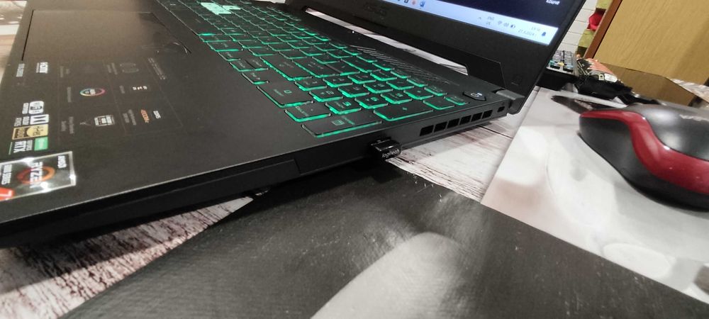 Лаптоп Gaming ASUS TUF A15 , Платен Windows11 pro i Office 2019