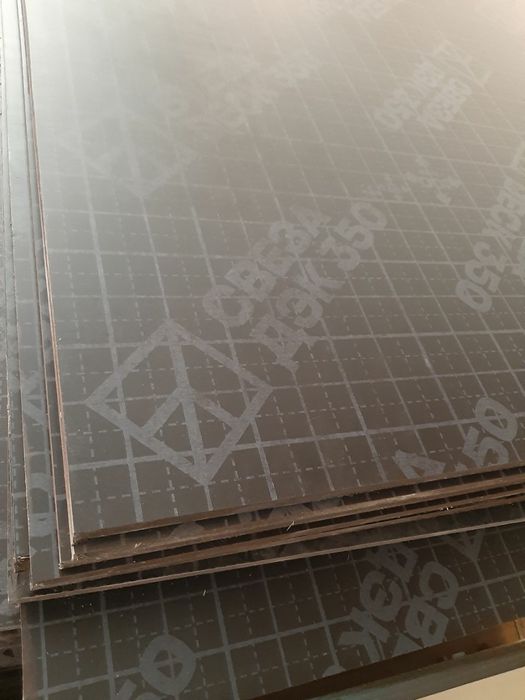 Фанера Финская ламинированная от 3мм до 40мм 1220х2440мм  1525х1525мм